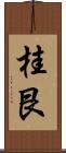 桂艮 Scroll