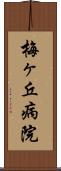 梅ヶ丘病院 Scroll