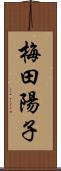 梅田陽子 Scroll