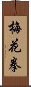 梅花拳 Scroll