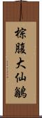 棕腹大仙鶲 Scroll