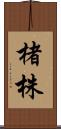 楮株 Scroll