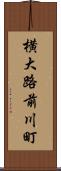 横大路前川町 Scroll