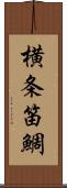 横条笛鯛 Scroll