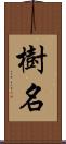 樹名 Scroll