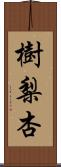 樹梨杏 Scroll