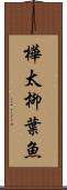 樺太柳葉魚 Scroll