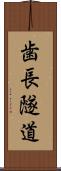 歯長隧道 Scroll