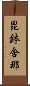 毘鉢舍那 Scroll
