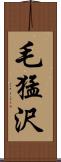 毛猛沢 Scroll