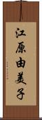 江原由美子 Scroll