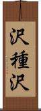 沢種沢 Scroll