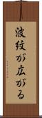 波紋が広がる Scroll