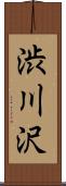 渋川沢 Scroll