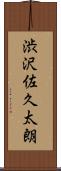 渋沢佐久太朗 Scroll