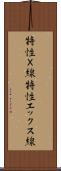 特性Ｘ線 Scroll