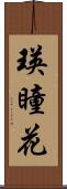 瑛瞳花 Scroll