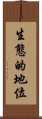 生態的地位 Scroll