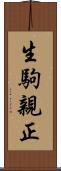 生駒親正 Scroll