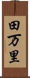 田万里 Scroll