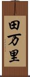 田万里 Scroll