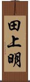 田上明 Scroll