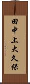田中上大久保 Scroll