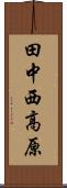 田中西高原 Scroll