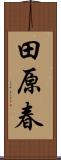 田原春 Scroll