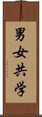 男女共学 Scroll