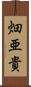 畑亜貴 Scroll