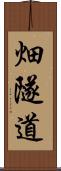 畑隧道 Scroll