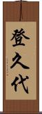 登久代 Scroll
