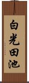 白光田池 Scroll