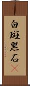白斑黑石䳭 Scroll