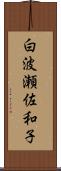 白波瀬佐和子 Scroll