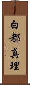 白都真理 Scroll