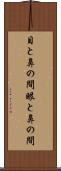 目と鼻の間 Scroll