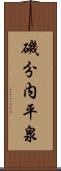 磯分内平泉 Scroll