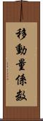 移動量係数 Scroll