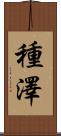 種澤 Scroll