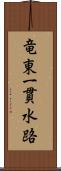 竜東一貫水路 Scroll