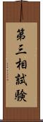 第三相試験 Scroll