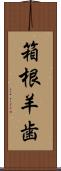 箱根羊歯 Scroll