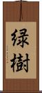 緑樹 Scroll