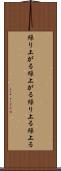 繰り上がる Scroll