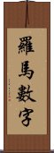 羅馬數字 Scroll