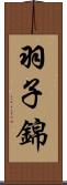 羽子錦 Scroll