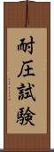 耐圧試験 Scroll