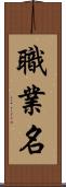 職業名 Scroll